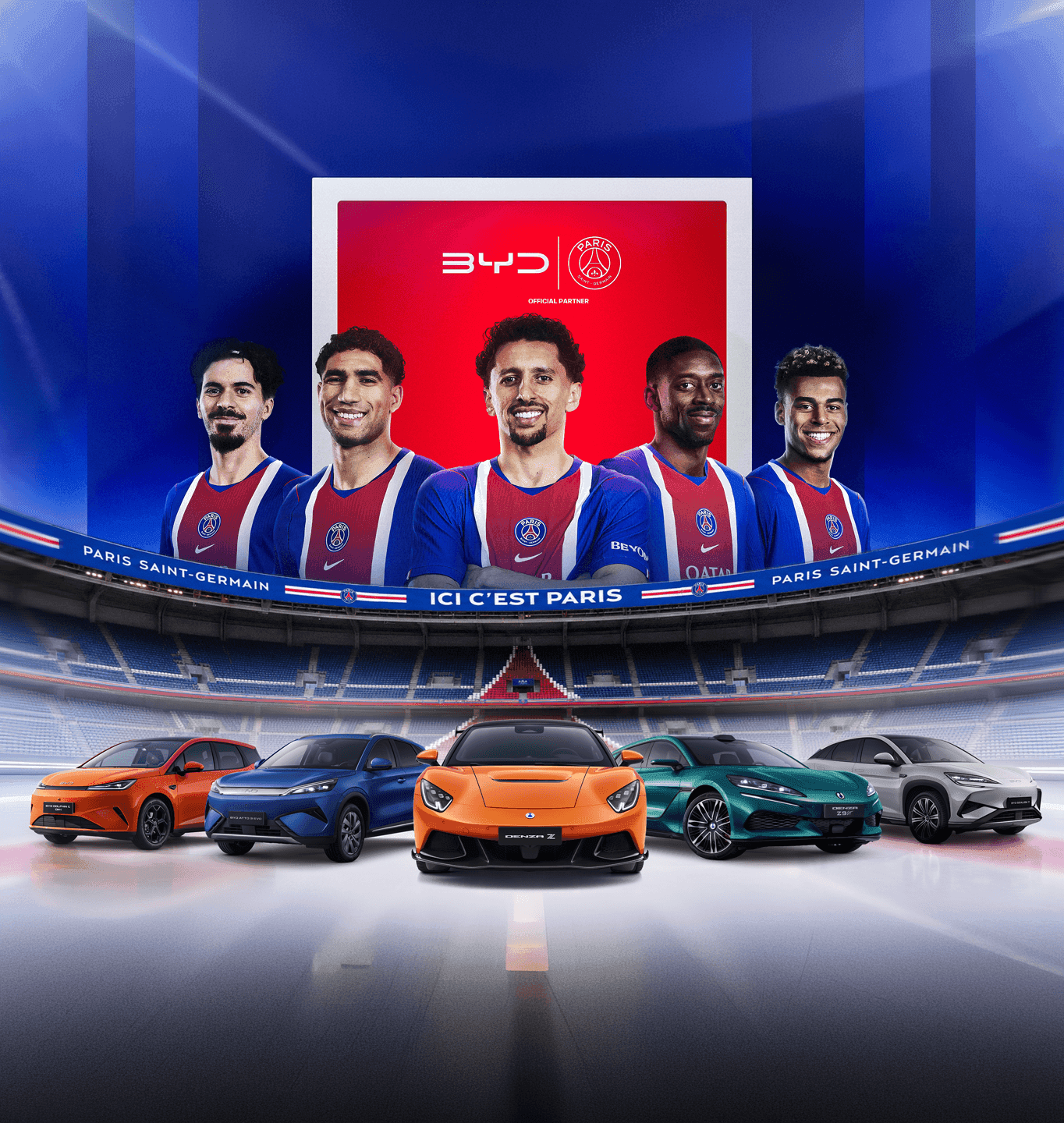 Denza Official Automotive Partner of PSG